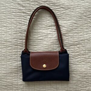 Longchamp Le Pliage Small in Navy